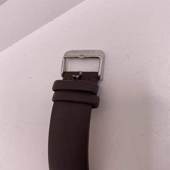 Haurex Italy Womens Square Luxury Watch Brown Leather Works  display picture 1